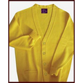 Letterman Award cardigan. Luxury heavy weight 5 button placket, welt pockets. Made in US